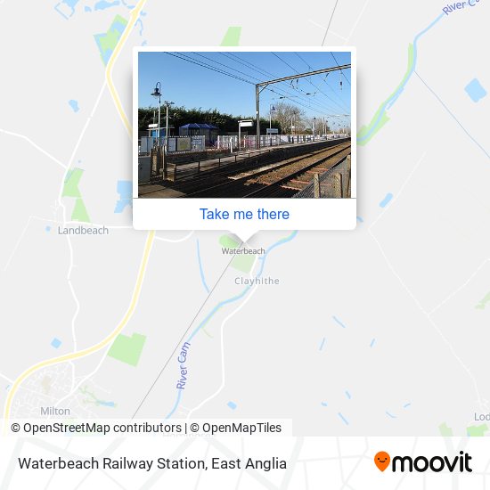 Waterbeach Railway Station map