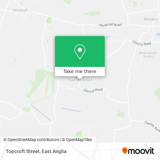 Topcroft Street map