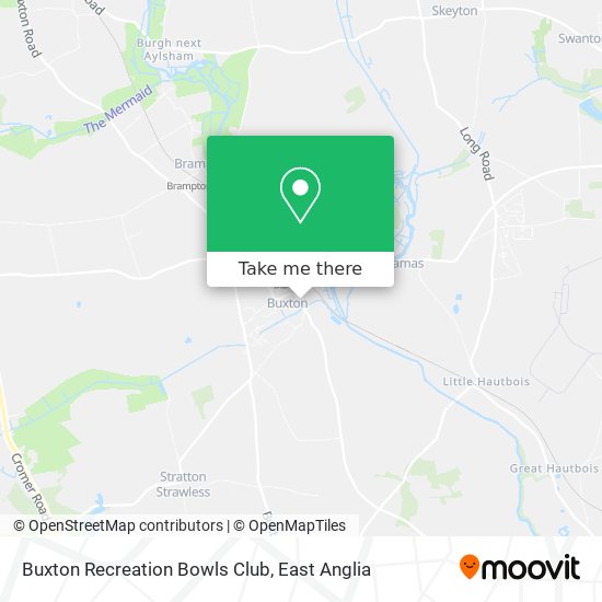 Buxton Recreation Bowls Club map