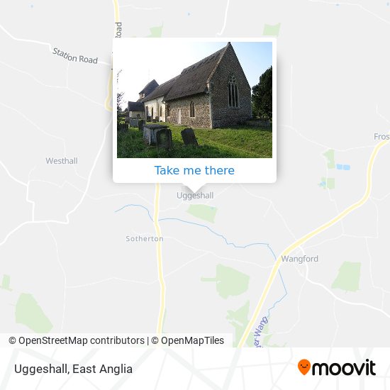 Uggeshall map
