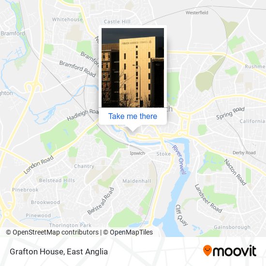 Grafton House map