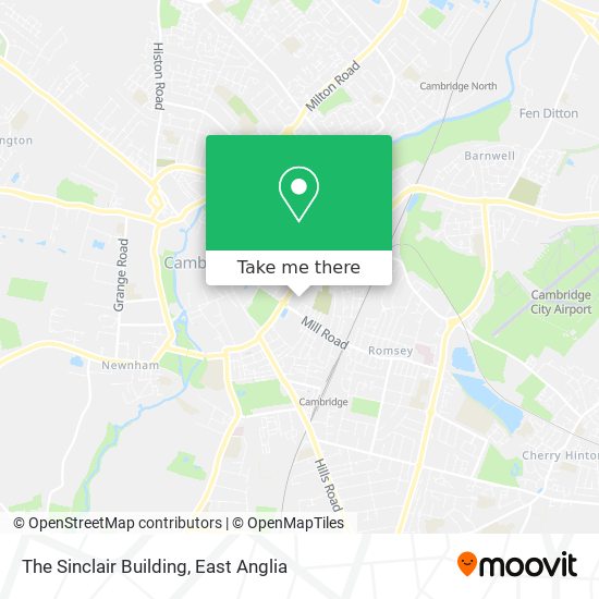 The Sinclair Building map