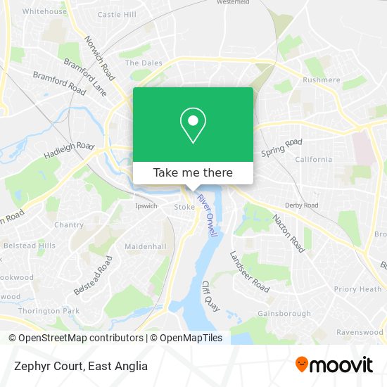 Zephyr Court map