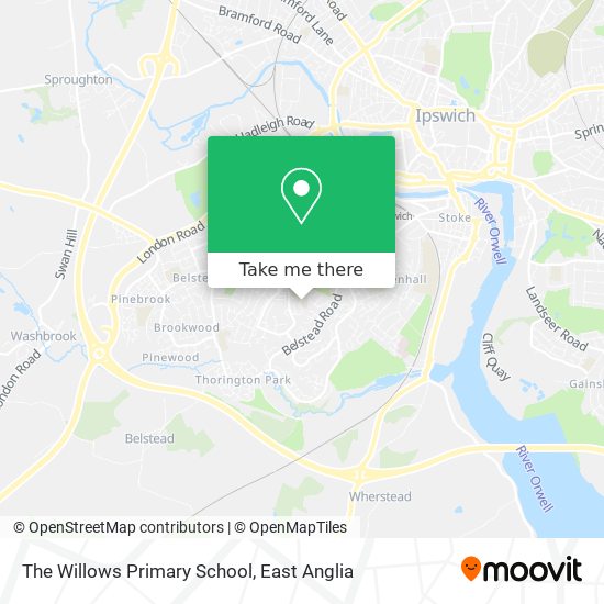 The Willows Primary School map
