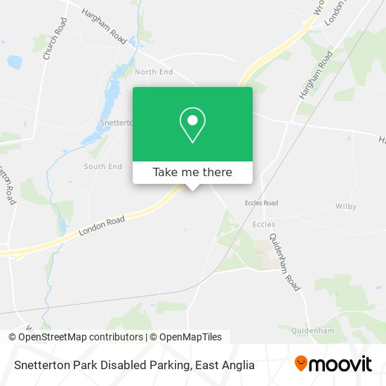 Snetterton Park Disabled Parking map