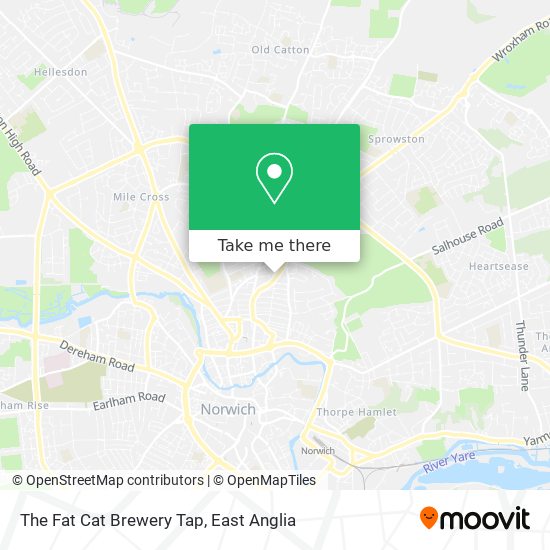 The Fat Cat Brewery Tap map