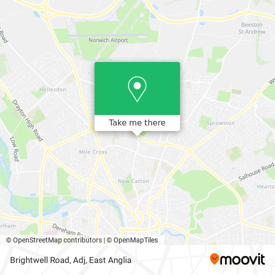 Brightwell Road, Adj map