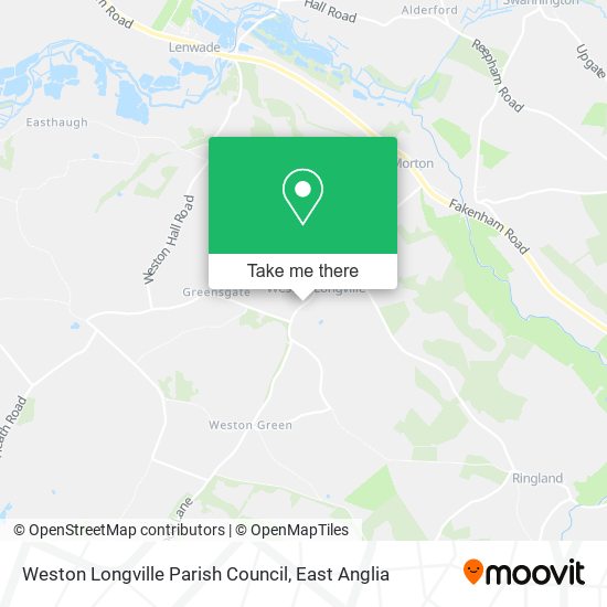 Weston Longville Parish Council map