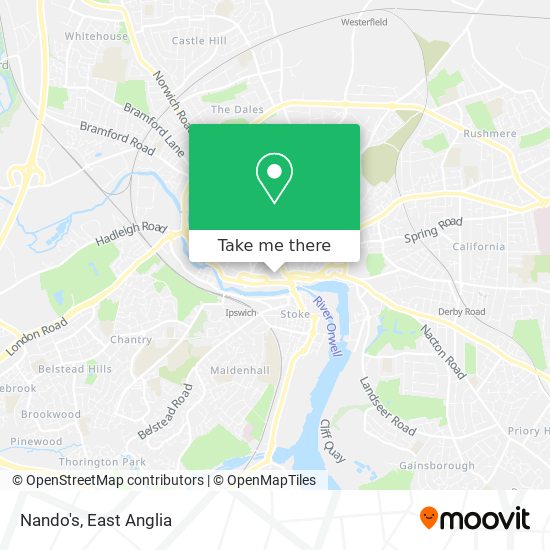 Nando's map