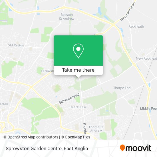 Sprowston Garden Centre map