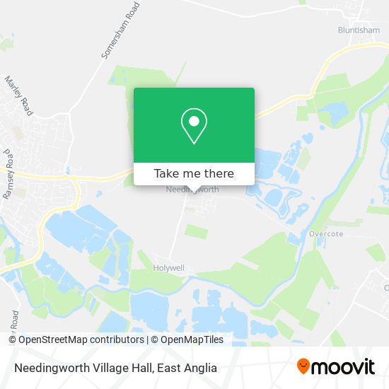 Needingworth Village Hall map