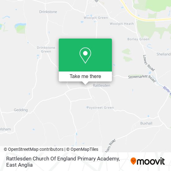 Rattlesden Church Of England Primary Academy map