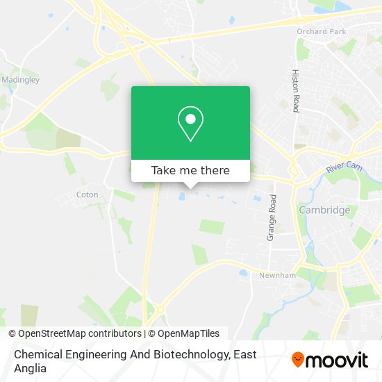 Chemical Engineering And Biotechnology map