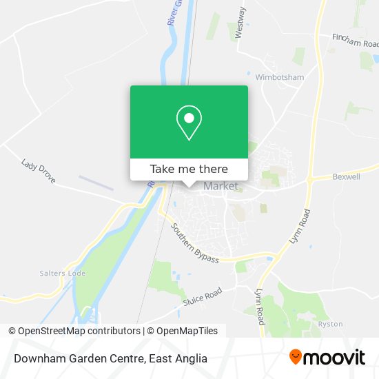 Downham Garden Centre map