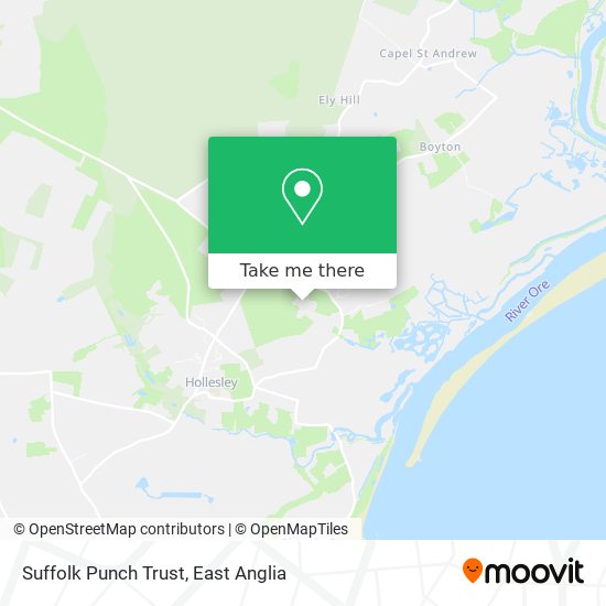 Suffolk Punch Trust map