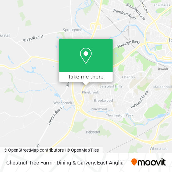 Chestnut Tree Farm - Dining & Carvery map