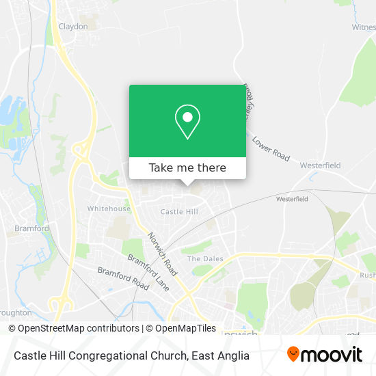 Castle Hill Congregational Church map