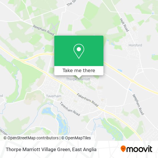 Thorpe Marriott Village Green map