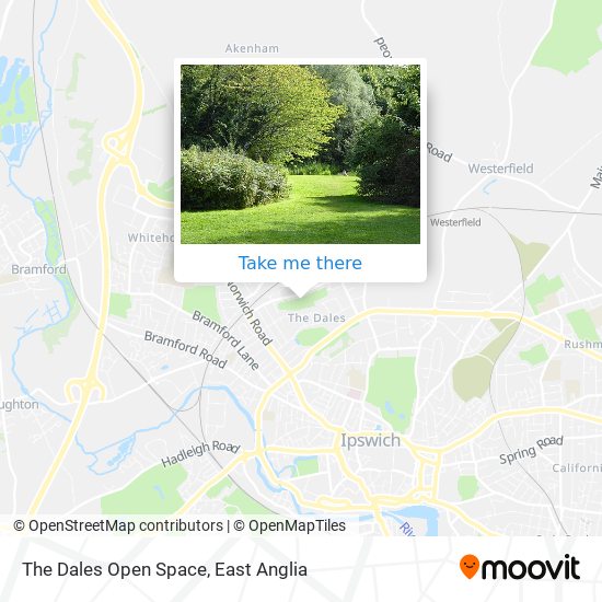 The Dales Open Space map