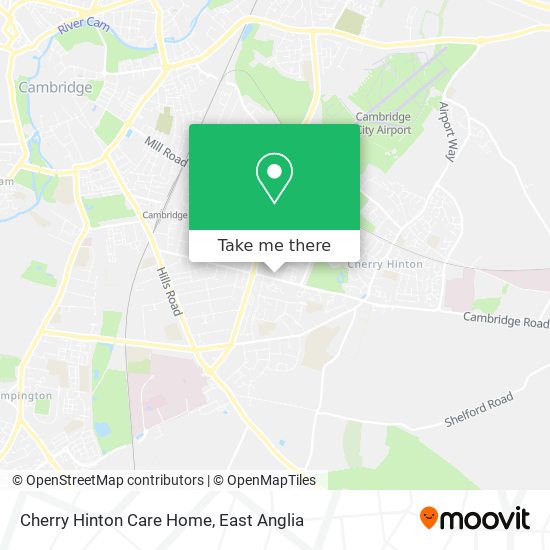 Cherry Hinton Care Home map