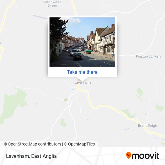 Lavenham map