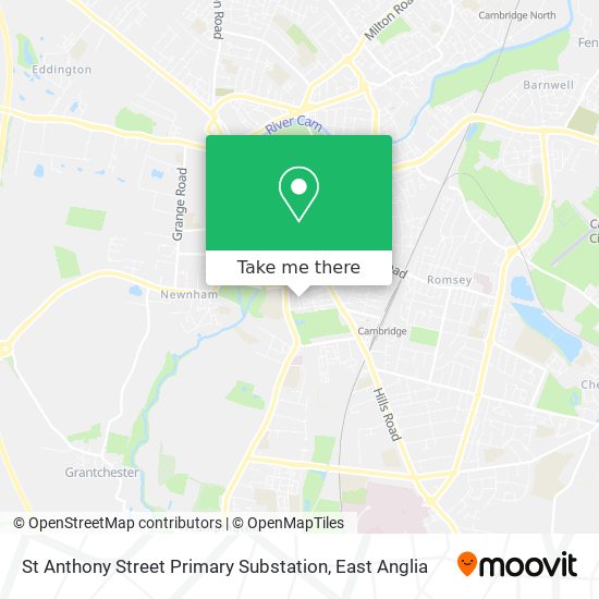 St Anthony Street Primary Substation map