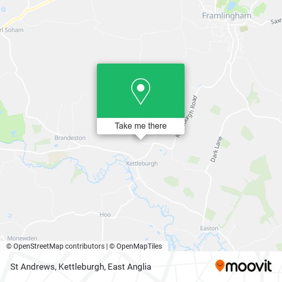 St Andrews, Kettleburgh map