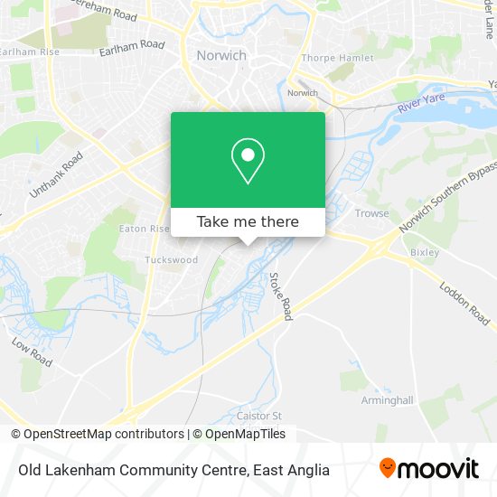 Old Lakenham Community Centre map