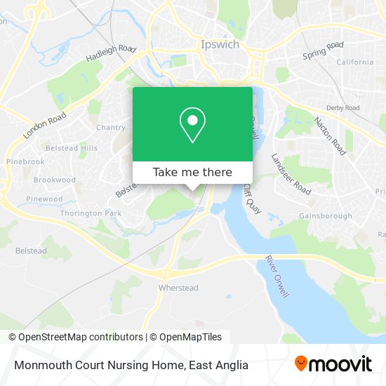Monmouth Court Nursing Home map