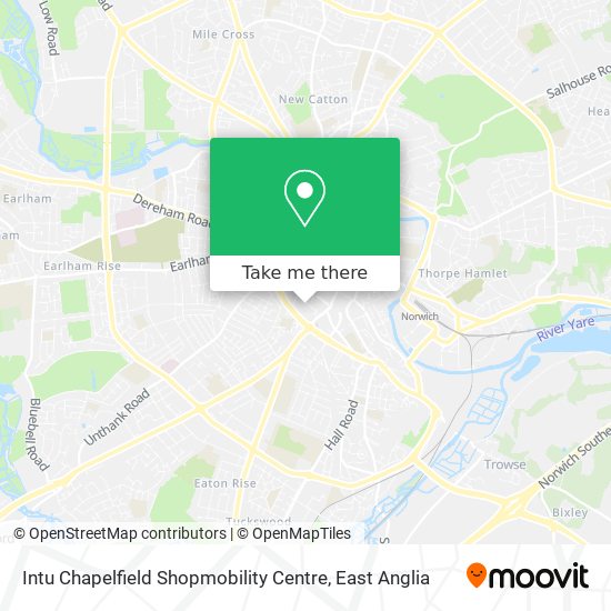 Intu Chapelfield Shopmobility Centre map