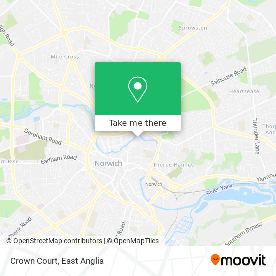 Crown Court map