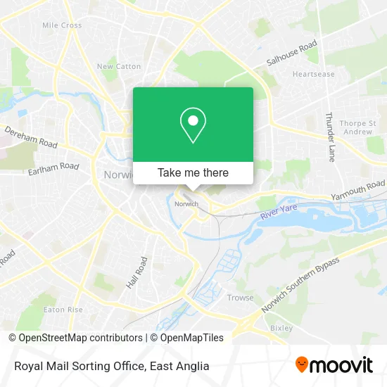 Royal Mail Sorting Office map