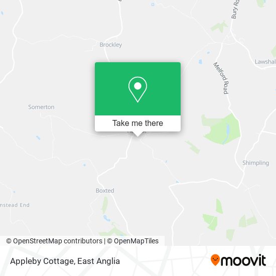 Appleby Cottage map