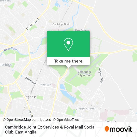 Cambridge Joint Ex-Services & Royal Mail Social Club map