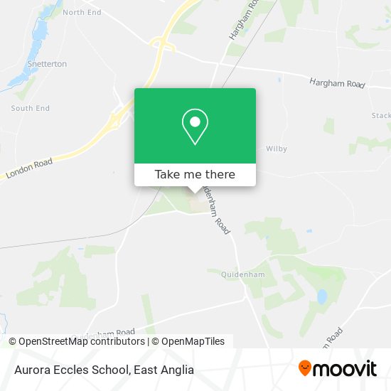 Aurora Eccles School map