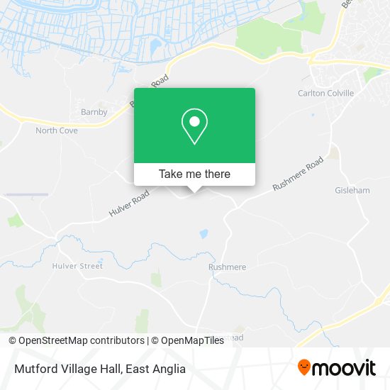 Mutford Village Hall map