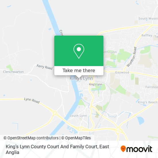 King's Lynn County Court And Family Court map