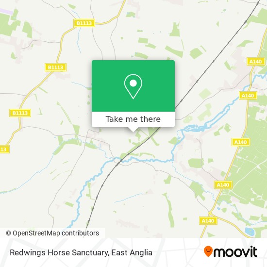 Redwings Horse Sanctuary map