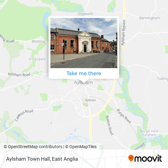Aylsham Town Hall map