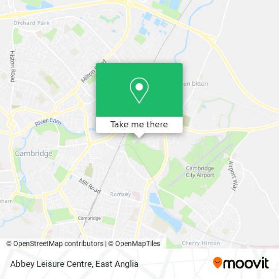 Abbey Leisure Centre map