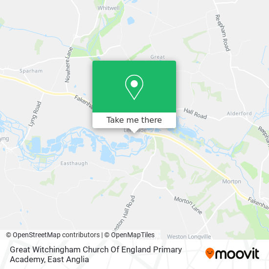 Great Witchingham Church Of England Primary Academy map