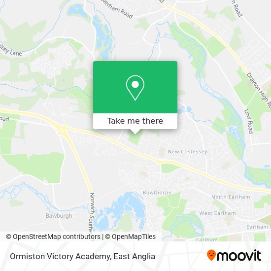 Ormiston Victory Academy map