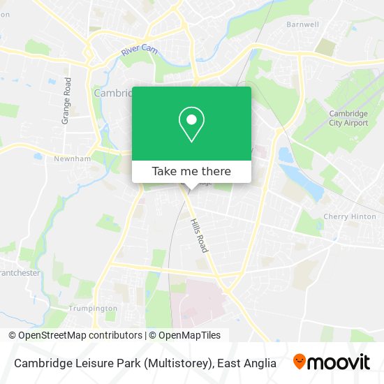 Cambridge Leisure Park (Multistorey) map