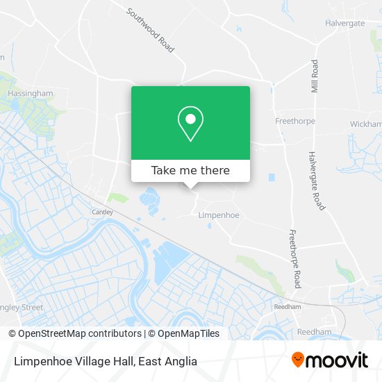 Limpenhoe Village Hall map