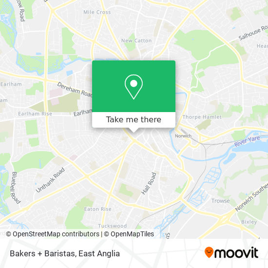 Bakers + Baristas map