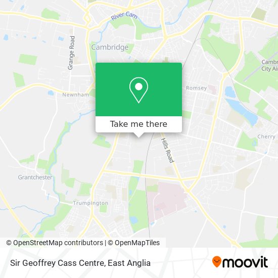 Sir Geoffrey Cass Centre map