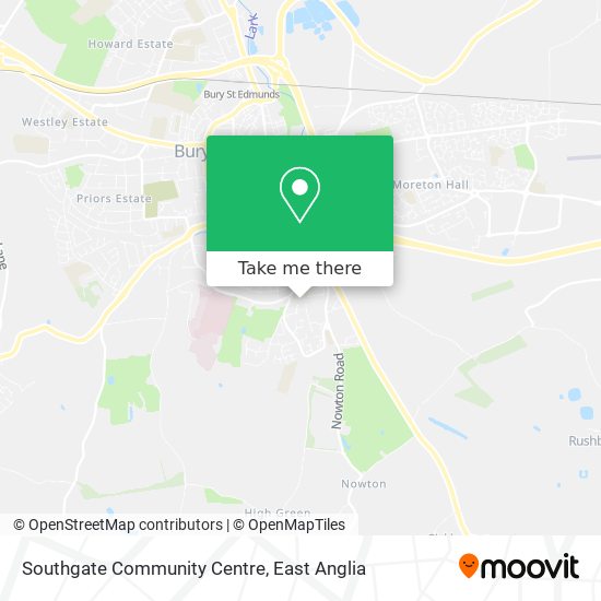 Southgate Community Centre map