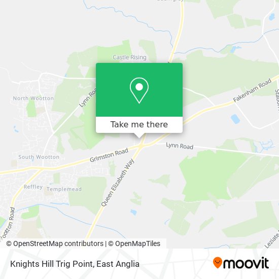 Knights Hill Trig Point map