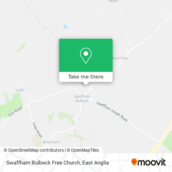 Swaffham Bulbeck Free Church map