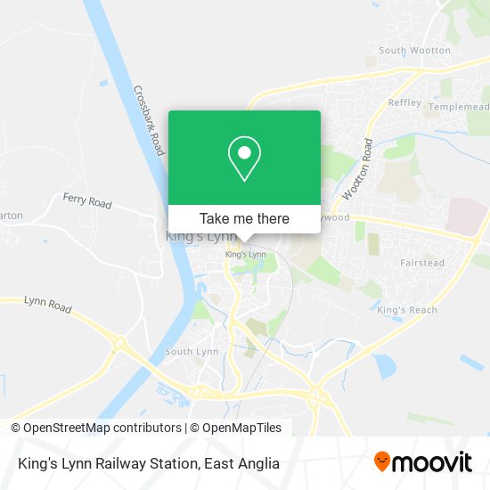 King's Lynn Railway Station map